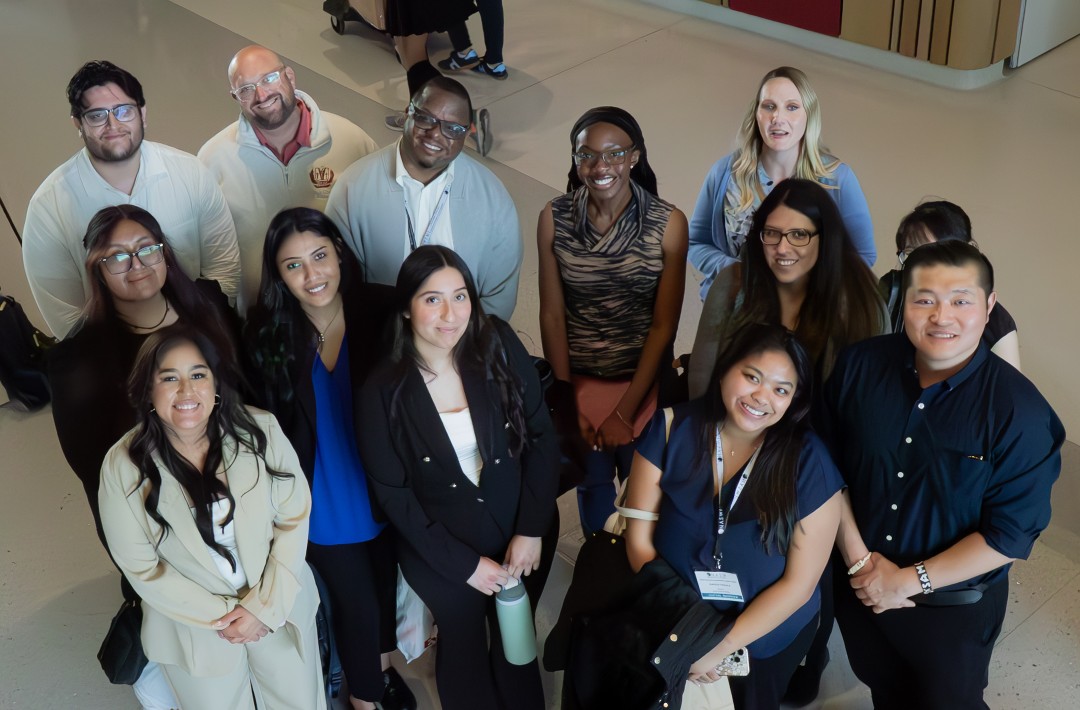 Social work students at Lobby Days 2025