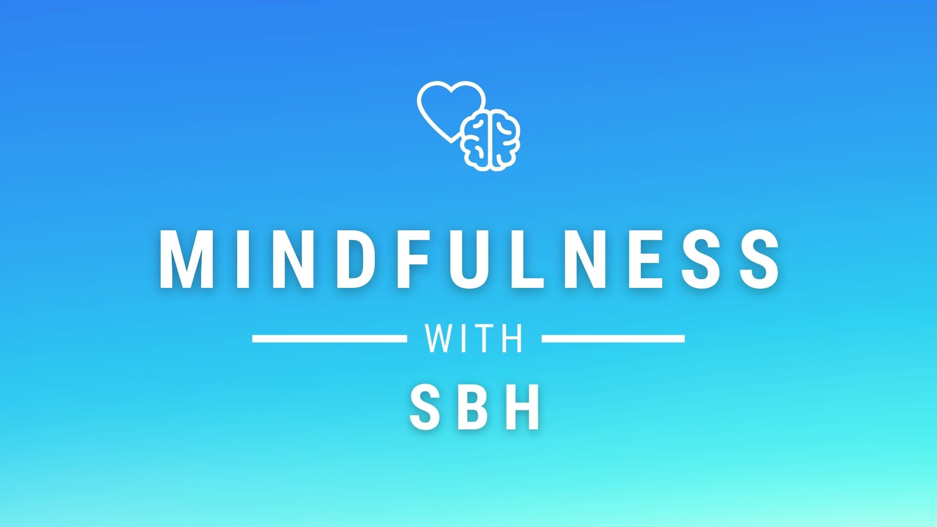 Mindfulness with SBH banner