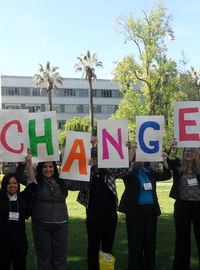 Social Work students and faculty at Lobby Days 2012