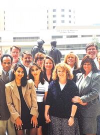 Psychology students and faculty 30 years ago