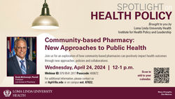 Spotlight on Health Policy. Community-based Pharmacy: New Approaches to Public Health