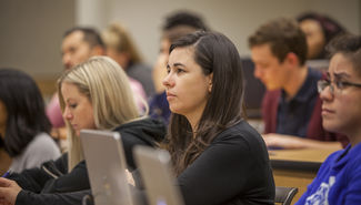 students in a lecture room