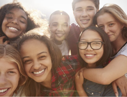 Group of adolescents