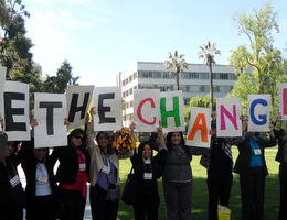 Students and faculty at Lobby Days 2012