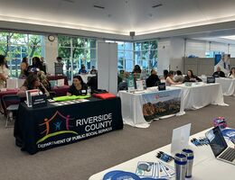 Exhibitor room at the 2025 SBH Job Fair