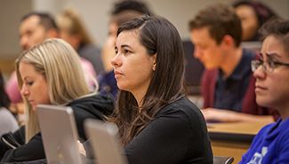 students in a lecture room