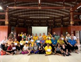 SBH trainers and trainees in Samoa
