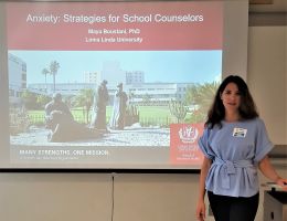 Dr. Maya Boustani presents at CSUSB